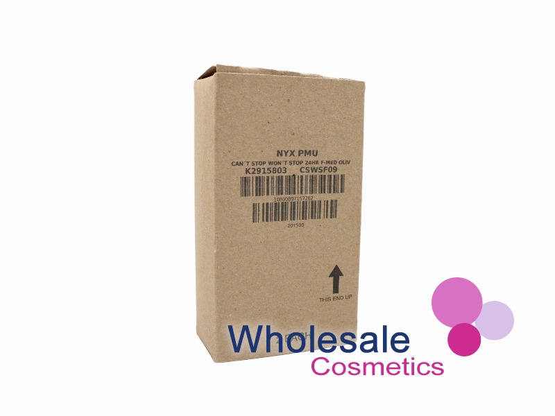 6 x NYX Professional Can't Stop Won't Stop Foundation Full Coverage - 09 MEDIUM OLIVE
